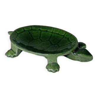 Turtle pocket tray in enameled cast iron signed Castirone France