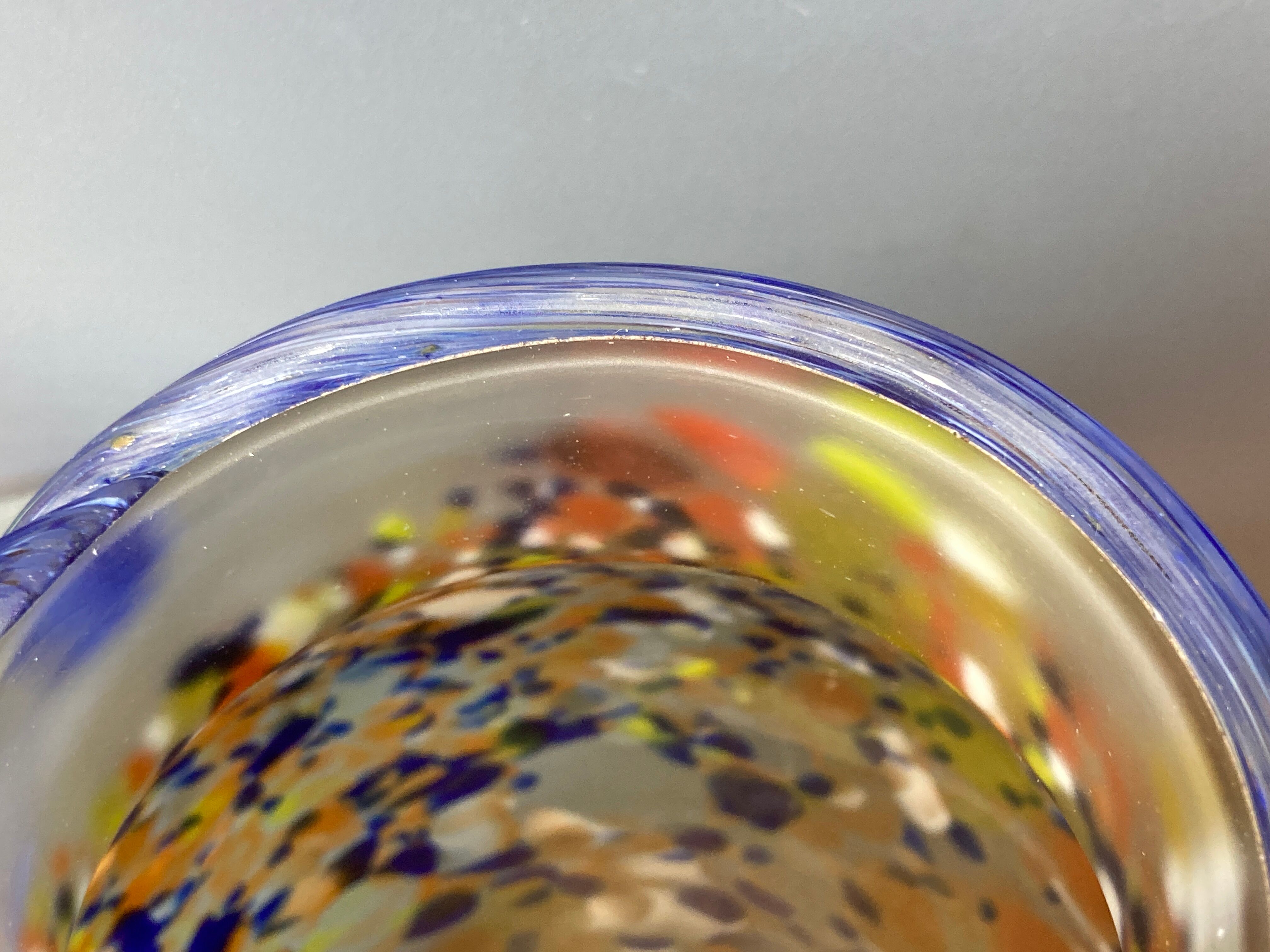 Art Deco vase in glass paste - Muller Frères Luneville