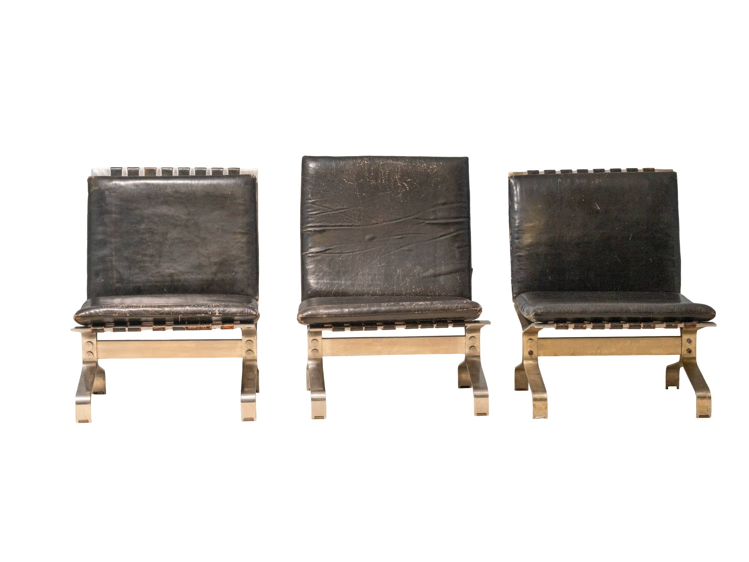 Set of Rolling Chairs, Zbyněk Hřivnáč, 1963, Czechoslovakia