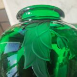 Art Deco emerald vase