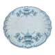 Compotier ancien en terre de fer Saint-amand & Hamage – modèle Régence bleu