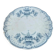 Compotier ancien en terre de fer Saint-amand & Hamage – modèle Régence bleu