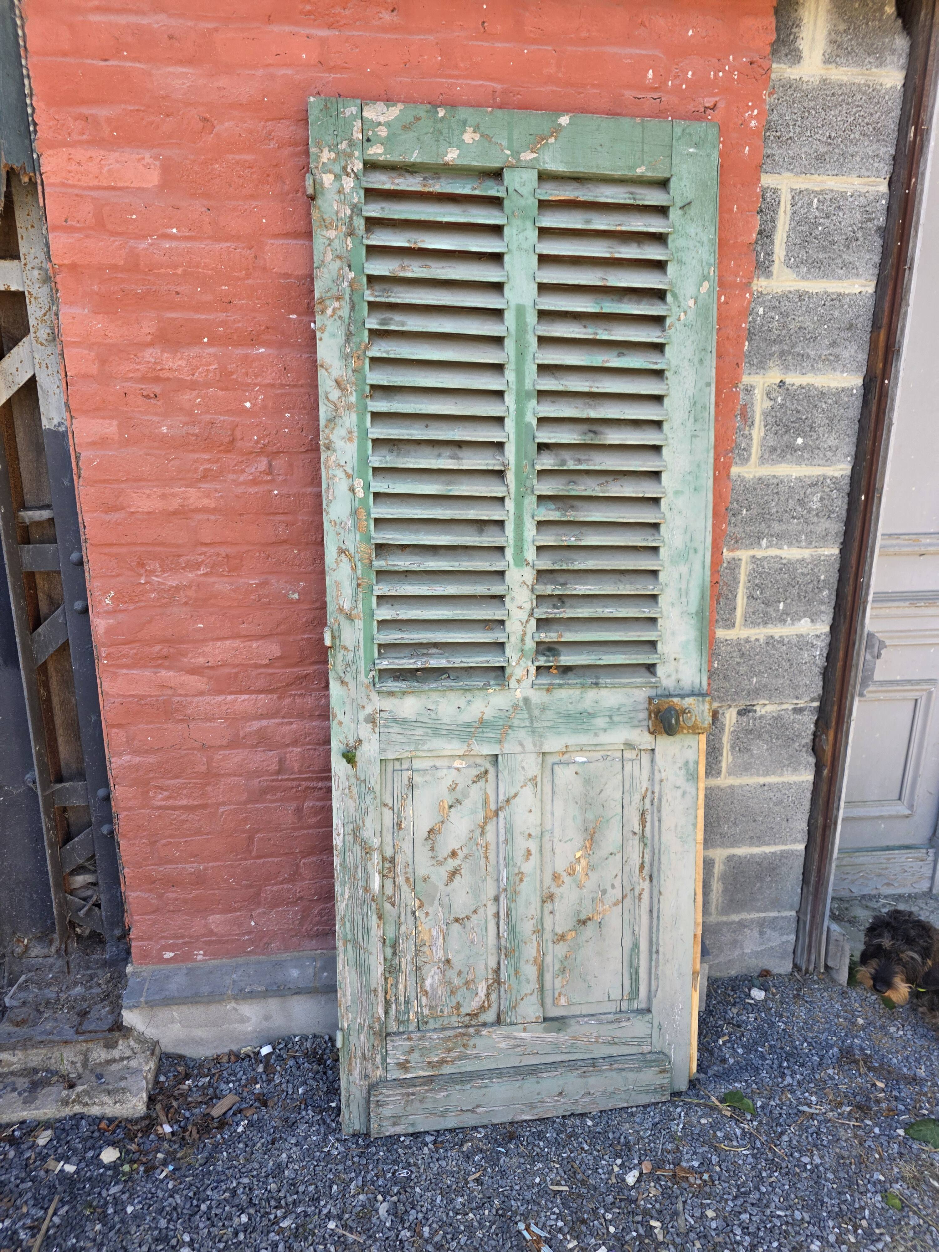 Old shutter door