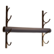 Swedish wooden wall-mounted drawing rack