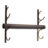 Swedish wooden wall-mounted drawing rack