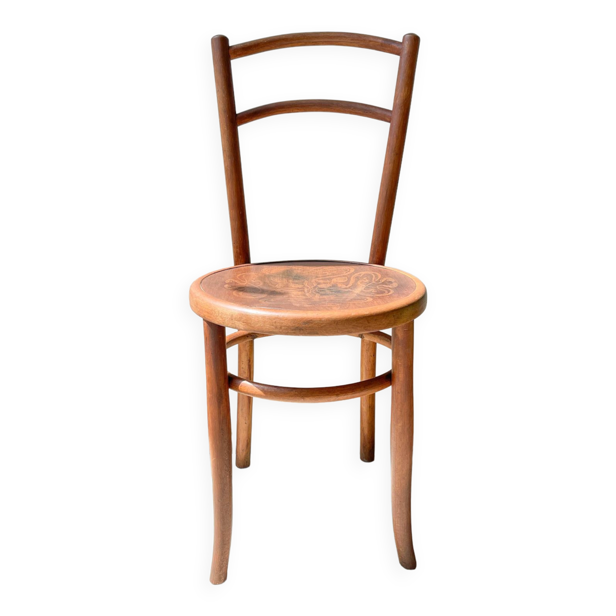 Fischel bistro chair engraved 1920