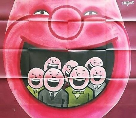 Original poster the buddies 2 panels savignac rich bedos