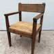 Suite of four mulched table chairs