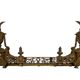 Pair of bronze Napoleon III andirons