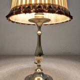 Vintage brass bedside lamp
