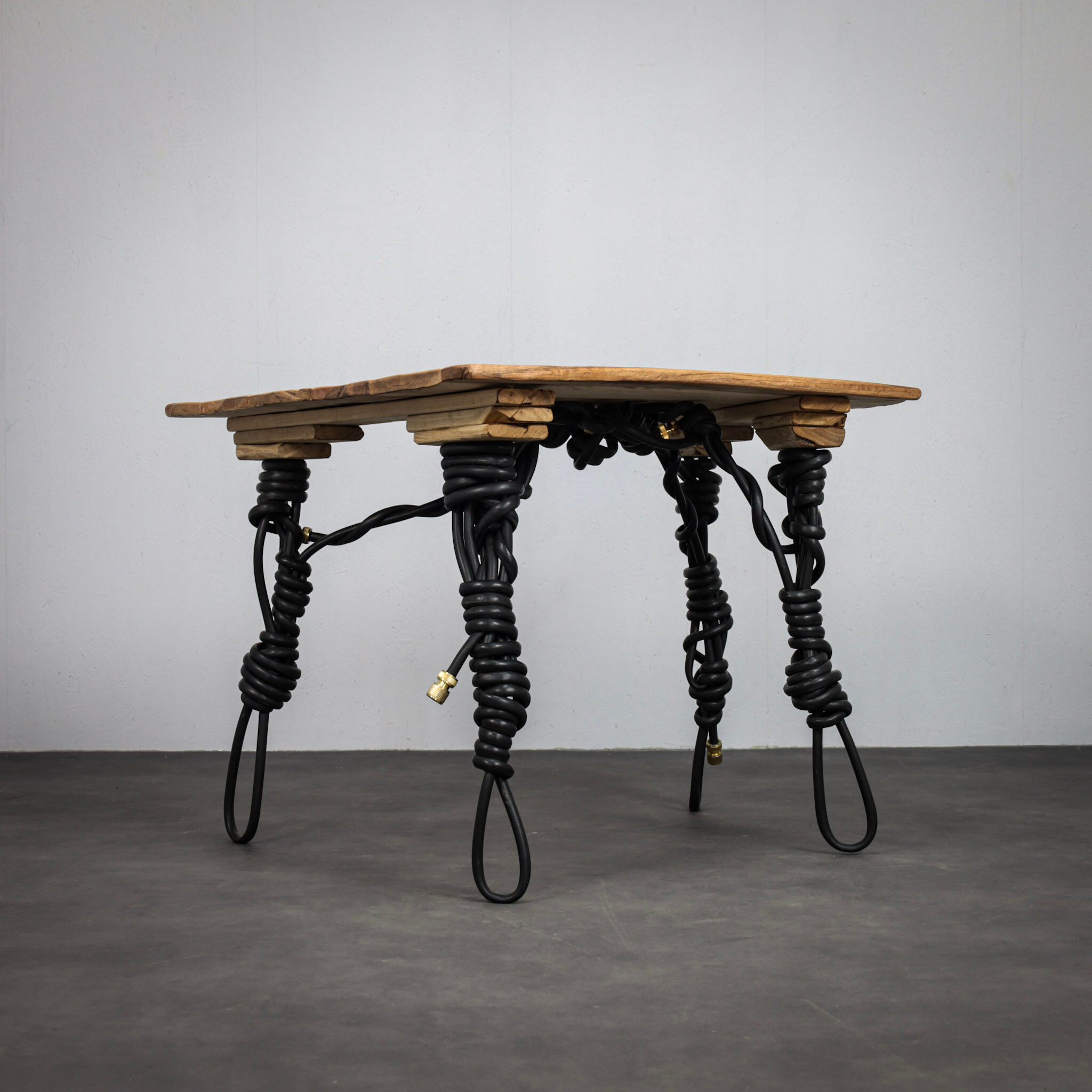 Hosepipe dining table by Sander Bokkinga for BOK, unique piece, 2020s