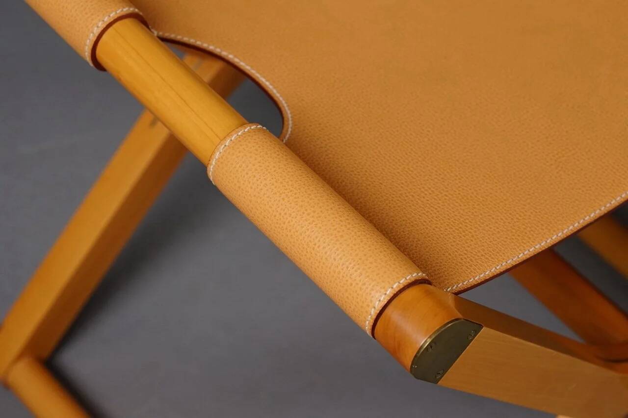Pippa folding bench by Rena Dumas for Hermès Paris
