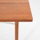 Table basse danoise en chêne massif, années 1960