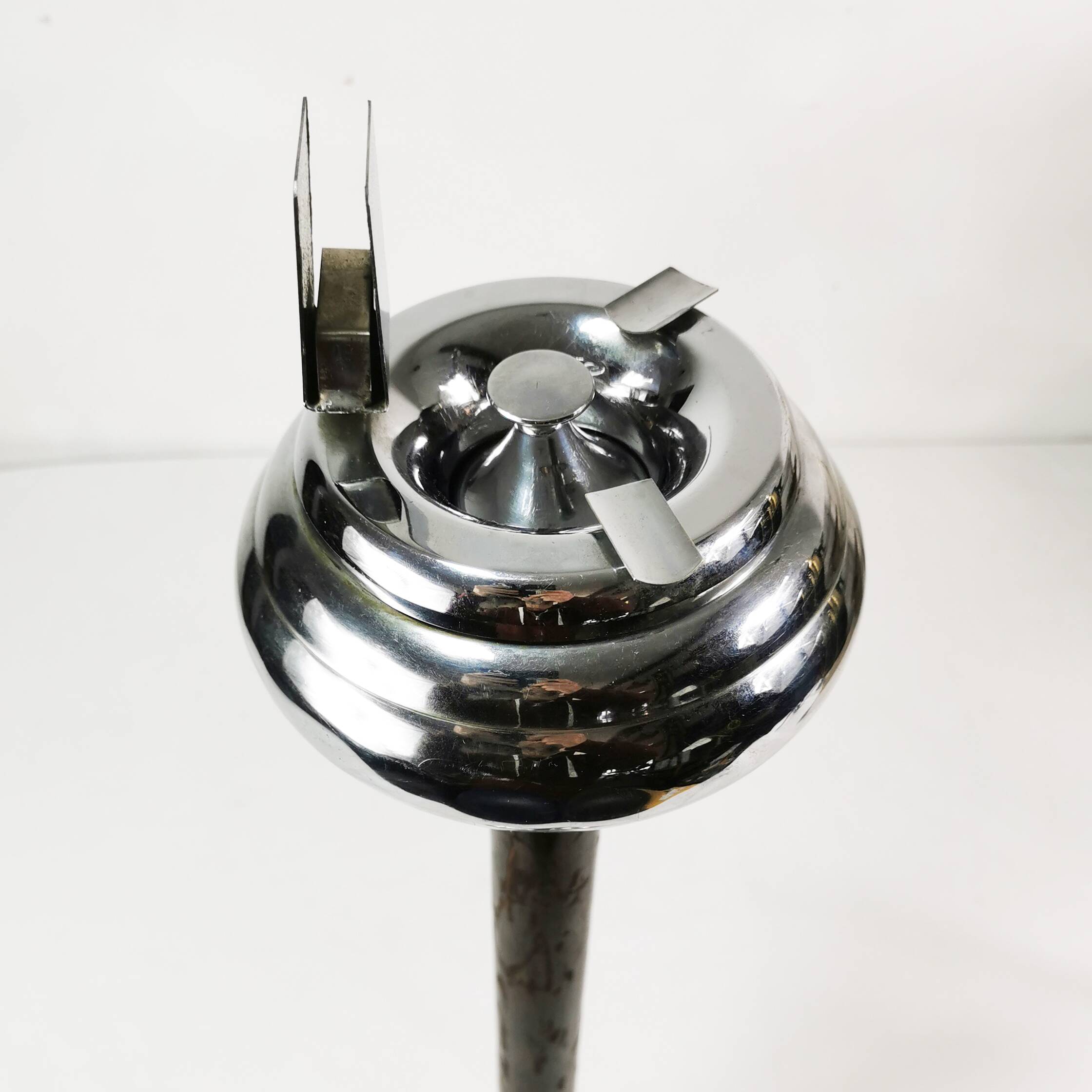 Art Deco floor ashtray, Belgium, 1930s