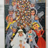 Oil on Canvas by Daniele Karsenty Schiller 1972
