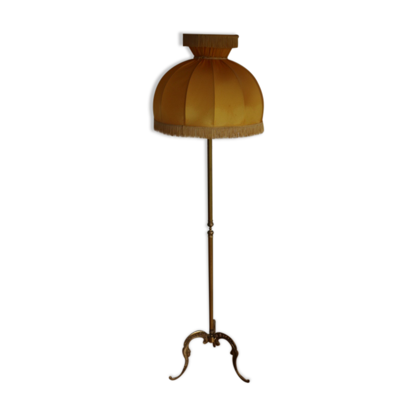 Brass floor lamp circa 1950