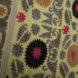 Hand knotted rug, vintage Turkish rug 83x85 cm