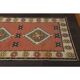 1970s Vintage Turkish Oushak Handmade Orange Runner Rug  91x361
