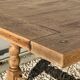 Farmhouse table with extensions up to 223 cm