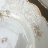 Lot de 6 assiettes fleurs