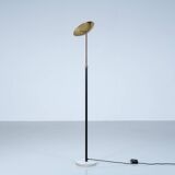 Lampadaire téléscopioque marbre et laiton circa 1980