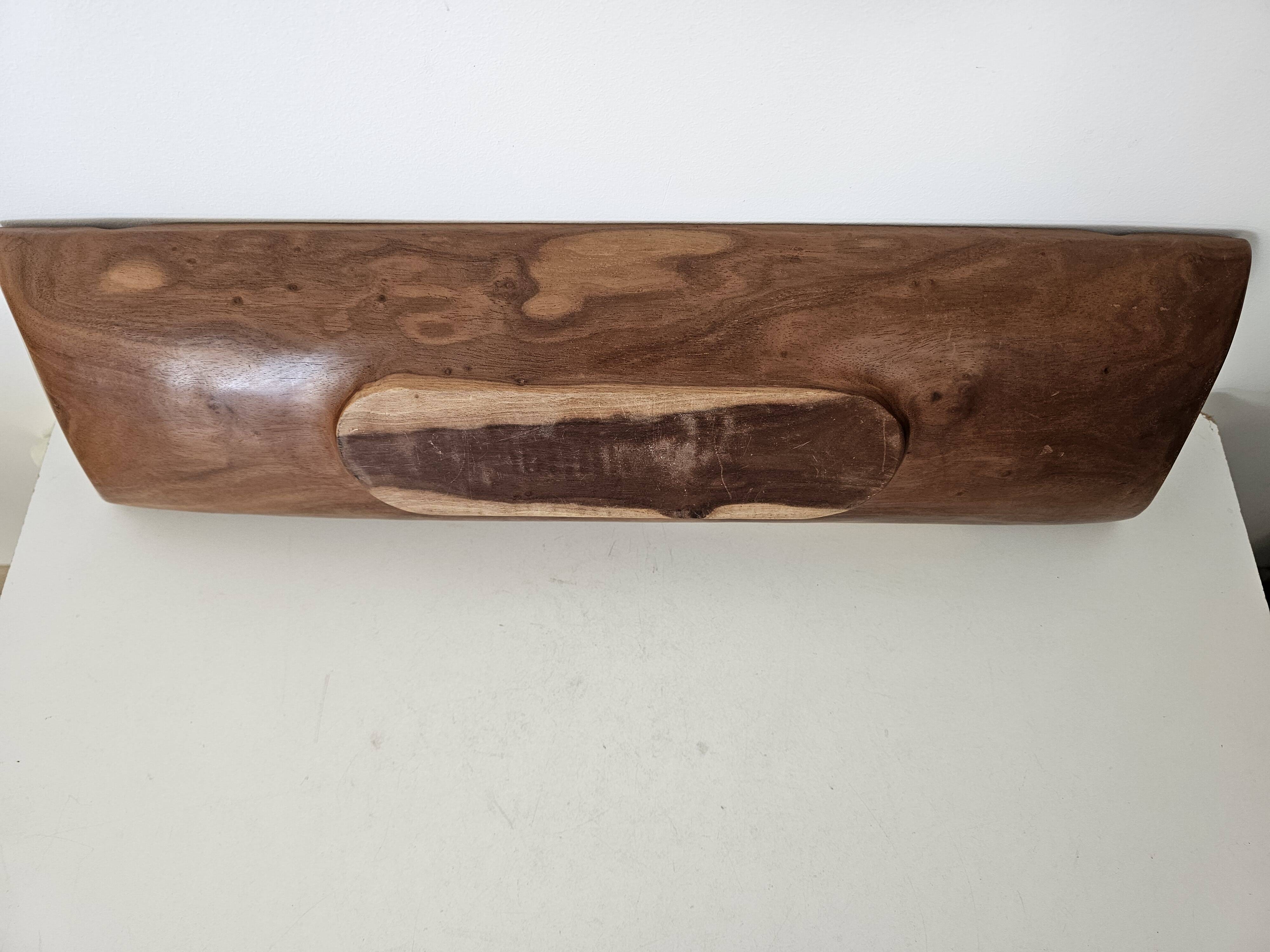 Large Umete wooden dish Miro - French Polynesia Marquesas Islands - 50s