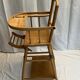 Wooden high chair for baby