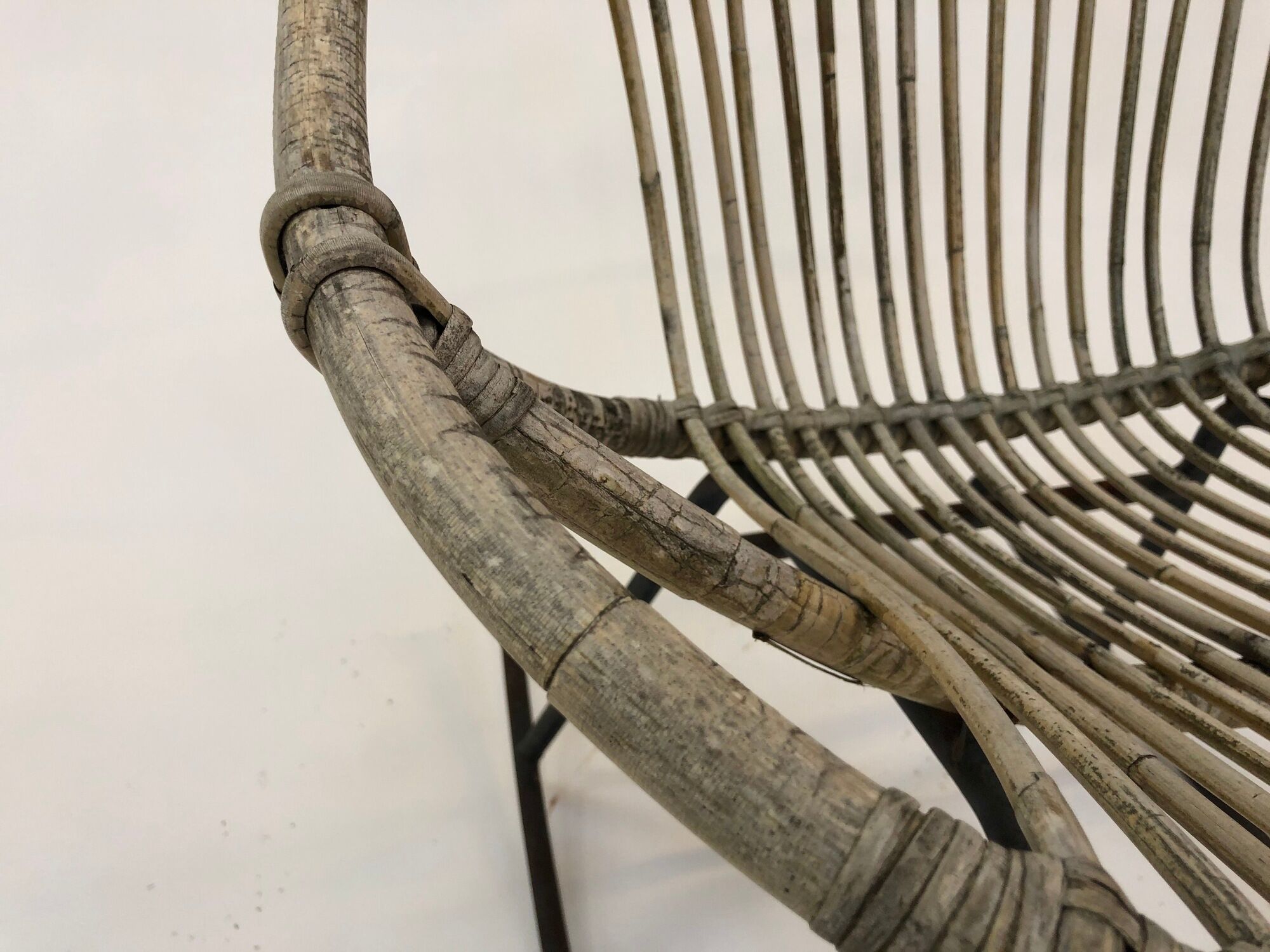 Dirk van Sliedregt Rattan rocking chair Rohe Noordwolde