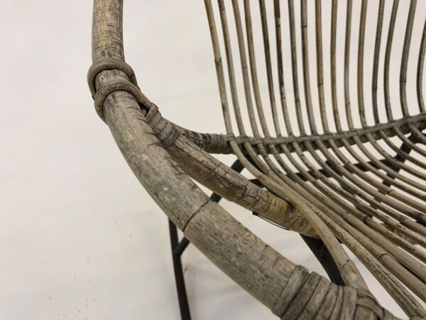 fauteuil à bascule en rotin Dirk van Sliedregt Rohe Noordwolde
