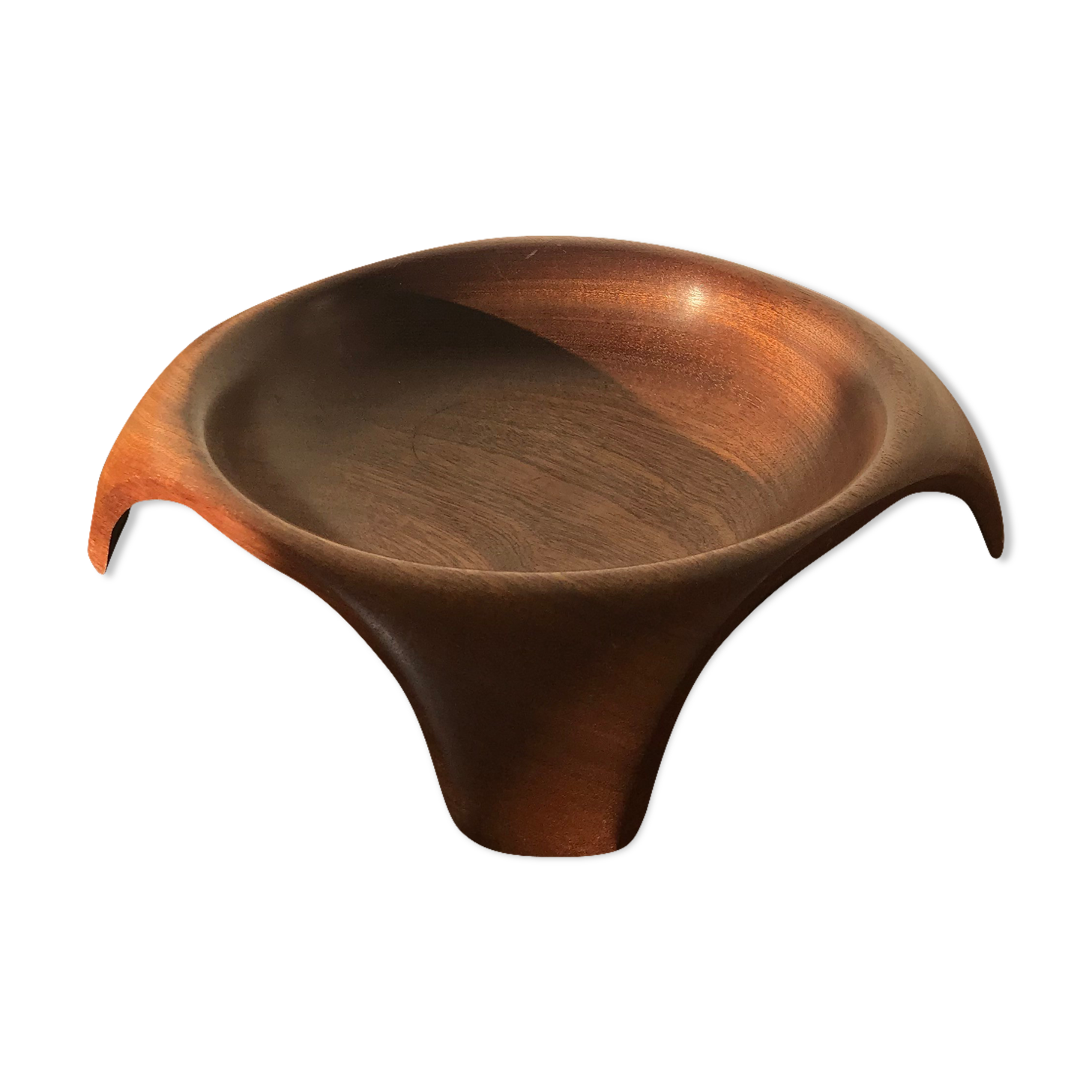 Scandinavian wooden trinket bowl