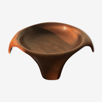 Scandinavian wooden trinket bowl