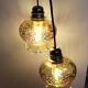Pair of vintage hanging lamps
