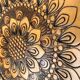 Vintage wooden wall plates, set of 4