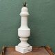 Stone baluster lamp base