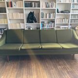 Danish style green sofa