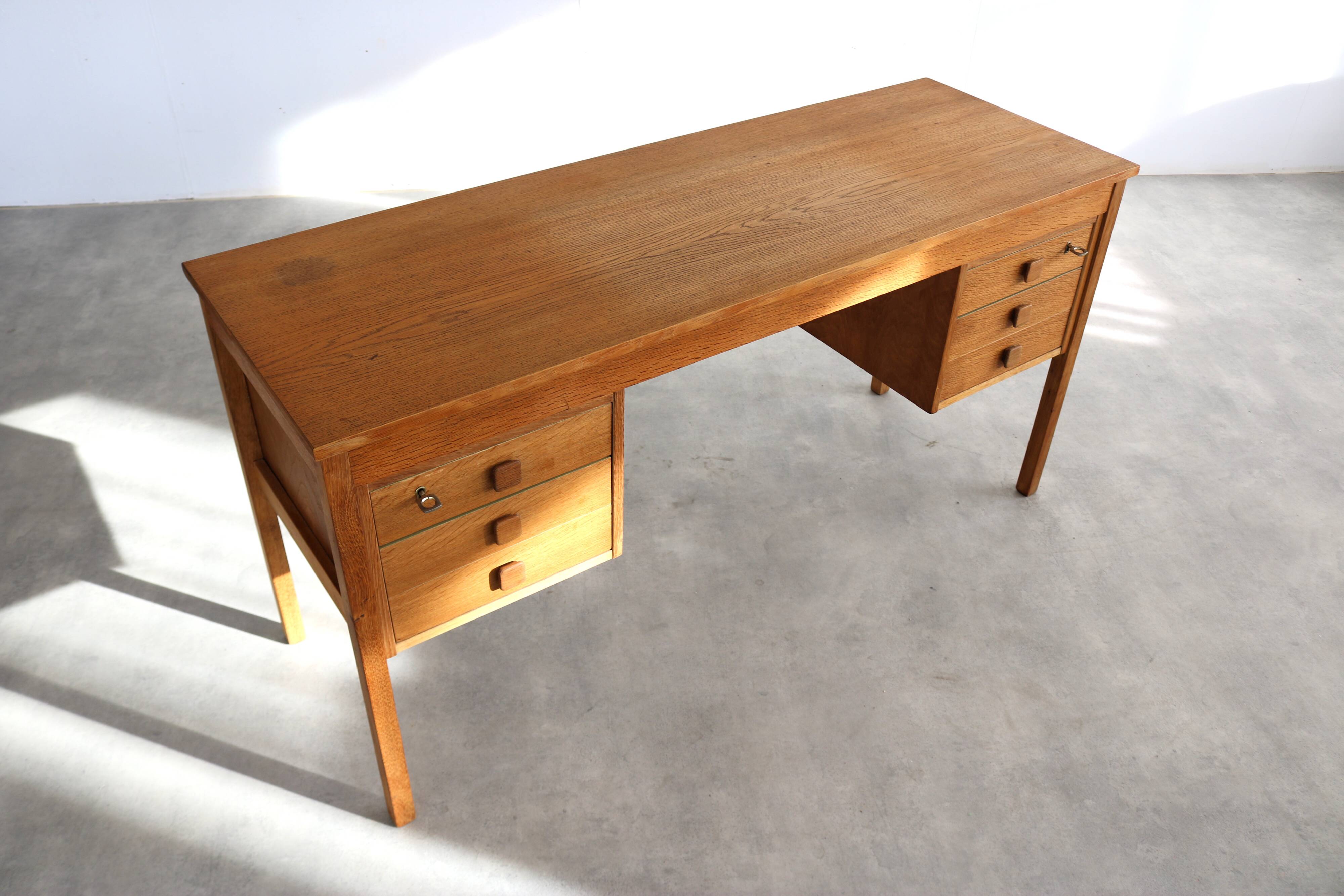 vintage desk | office | oak | 60s | danish