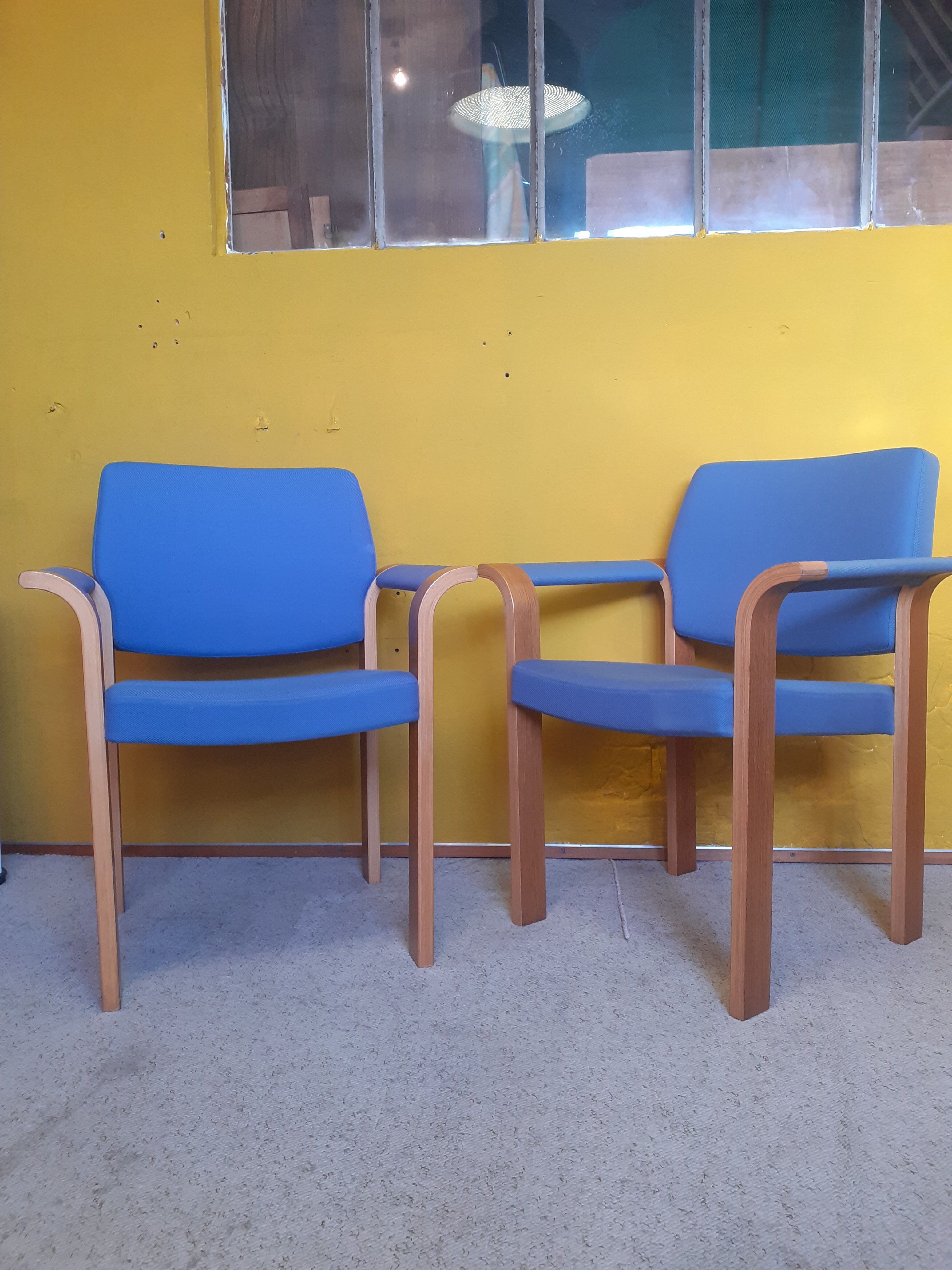 Pair of Danish armchairs, design Thygesen and Sorensen, edition Magnus Olesen