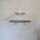 Suspension scandinave Ecophon, métal blanc