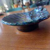 Iridescent seashell trinket tray