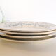 4 assiettes plates mélangées Terre de Fer, Luneville, Creil et Montereau, BFK