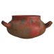 Studio Pottery Three-Handled Earthenware Ceramic Vessel