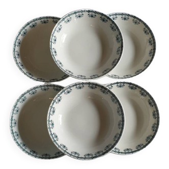 6 assiettes creuses st Amand