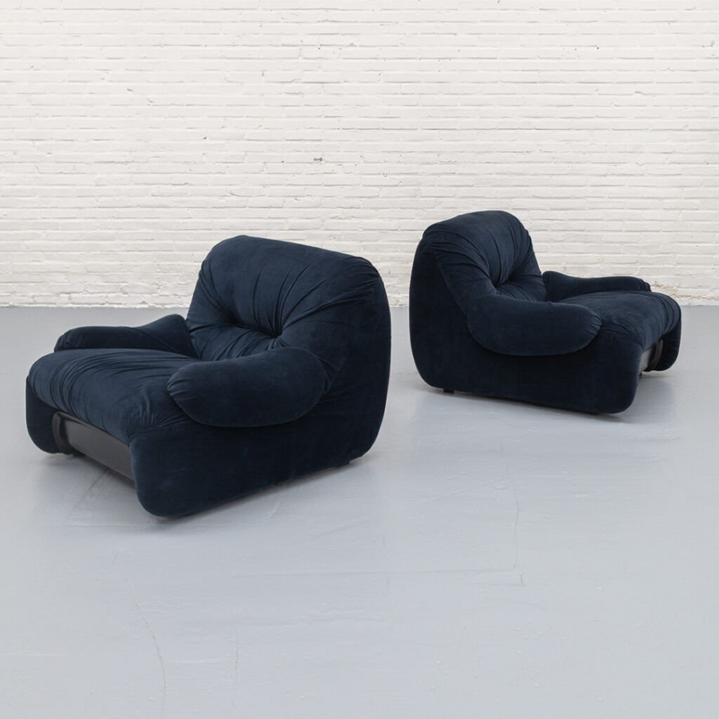Malu lounge chair by Diego Mattu for 1P Italy 1970s