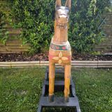 "Eastlake" wooden rocking horse