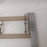 Coat rack/wood & iron hooks