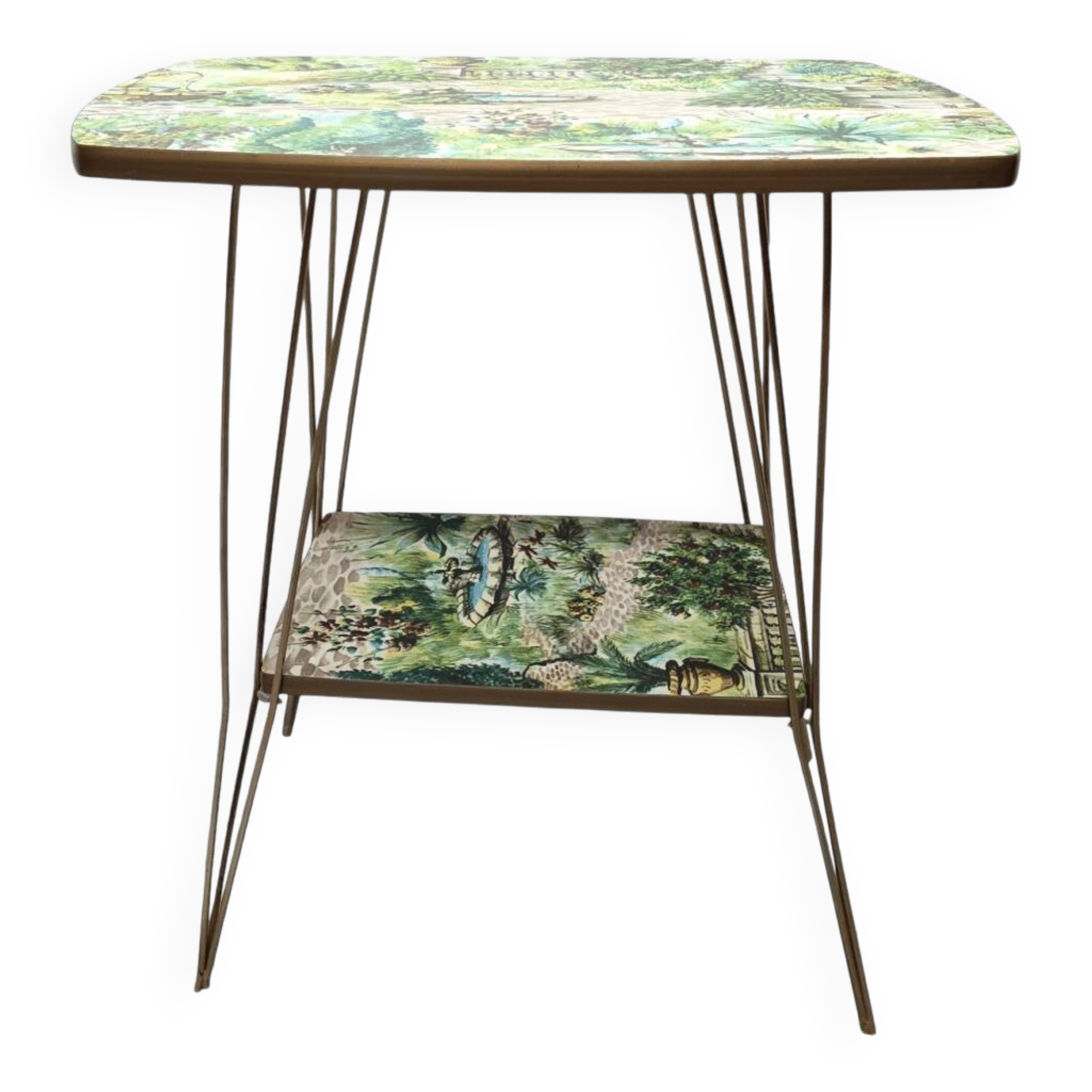 Vintage French Side Table From The 60s