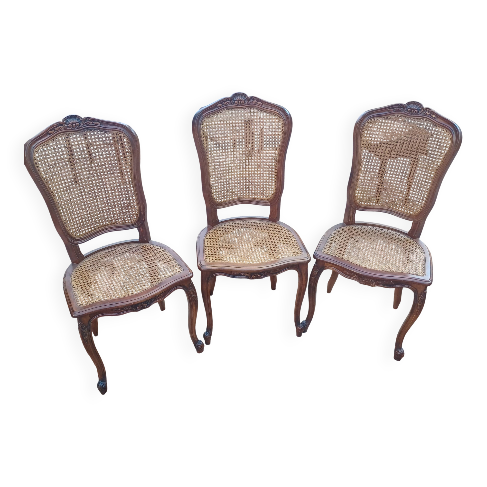 Caned chair