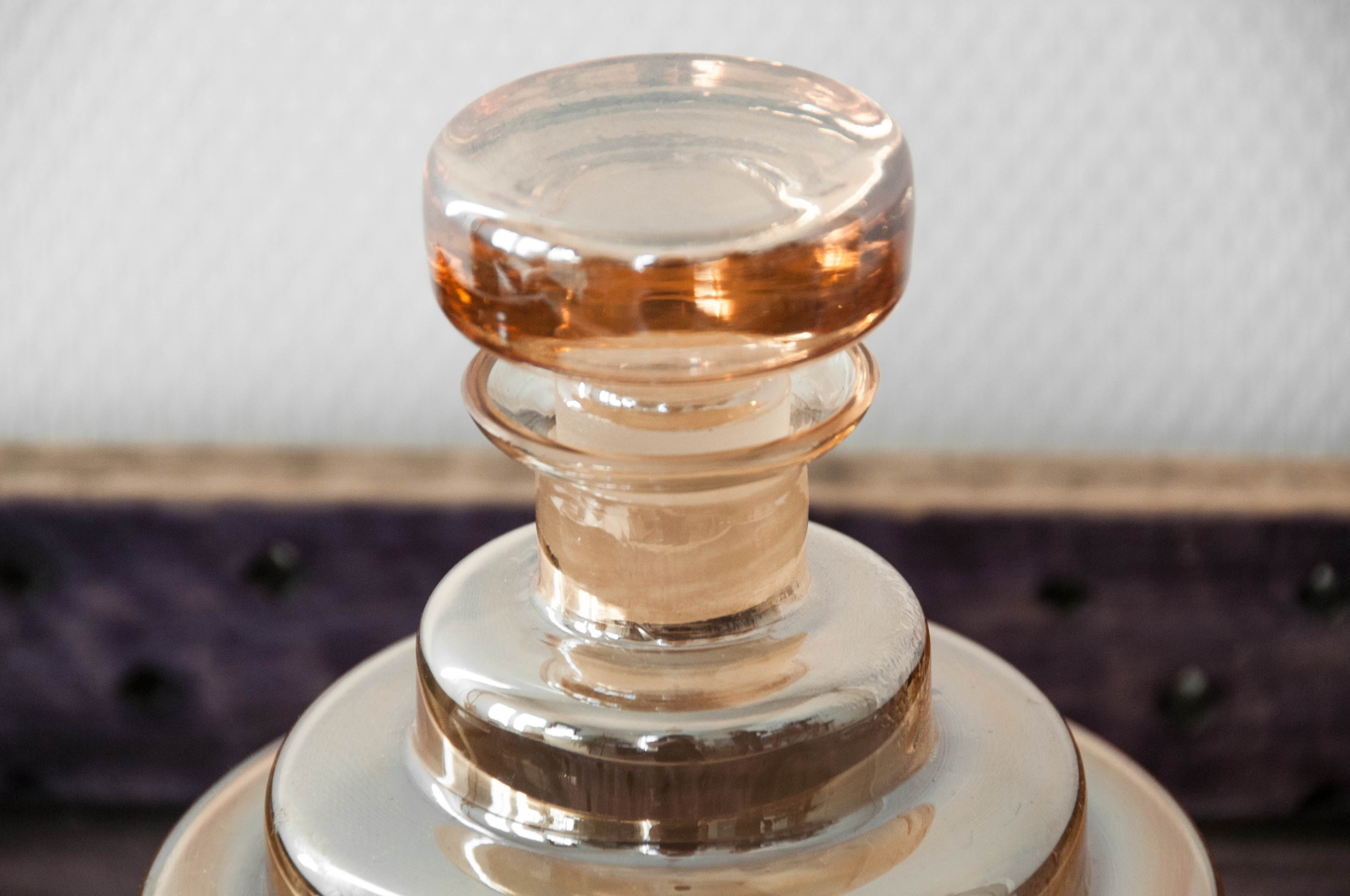 Crystal carafe art deco