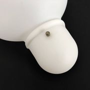 Large pair of vintage Italian wall sconces in the shape of a bulb. NFS