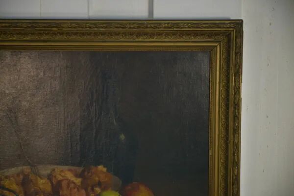 Oil painting on canvas, still life, signed C. Declercq, 1893